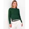 image:imageANRABESS Womens Fall Cropped Lightweight SweatersForest Green