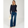 image:imageANRABESS Womens Fall Cropped Lightweight SweatersNavy Blue