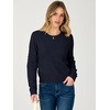 image:imageANRABESS Womens Fall Cropped Lightweight SweatersNavy Blue