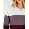 image:imageANRABESS Womens Fall Cropped Lightweight SweatersWhitecoffeered