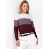 image:imageANRABESS Womens Fall Cropped Lightweight SweatersWhitecoffeered