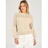 image:imageANRABESS Womens Fall Cropped Long Sleeve SweatersAlmond