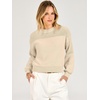 image:imageANRABESS Womens Fall Cropped Long Sleeve SweatersAlmond