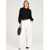 image:imageANRABESS Womens Fall Cropped Long Sleeve SweatersBlack