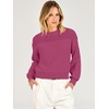 image:imageANRABESS Womens Fall Cropped Long Sleeve SweatersHot Pink