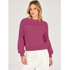 image:imageANRABESS Womens Fall Cropped Long Sleeve SweatersHot Pink