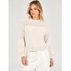 image:imageANRABESS Womens Fall Cropped Long Sleeve SweatersWhite
