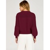 image:imageANRABESS Womens Fall Cropped Long Sleeve SweatersWine Red