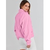 image:imageANRABESS Womens Fuzzy Fleece Button Down Cropped Sherpa CoatPink