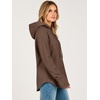 image:imageANRABESS Womens Hoodies Long Sleeve Loose Fit Tunic TopsBrown