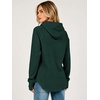 image:imageANRABESS Womens Hoodies Long Sleeve Loose Fit Tunic TopsDark GreenXXL