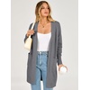 image:imageANRABESS Womens Lightweight Long Cardigan Sweaters 2026 Fall OutfitsDark Grey
