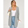 image:imageANRABESS Womens Lightweight Long Cardigan Sweaters 2026 Fall OutfitsGrey