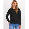 image:imageANRABESS Womens Long Sleeve Crew Neck Fall Lightweight Sweaters TopBlack