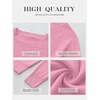 image:imageANRABESS Womens Long Sleeve Crew Neck Fall Lightweight Sweaters TopCoral Pink