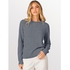 image:imageANRABESS Womens Long Sleeve Crew Neck Fall Lightweight Sweaters TopDark Grey