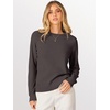 image:imageANRABESS Womens Long Sleeve Crew Neck Fall Lightweight Sweaters TopDeep Taupe