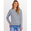 image:imageANRABESS Womens Long Sleeve Crew Neck Fall Lightweight Sweaters TopGrey