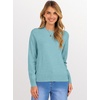 image:imageANRABESS Womens Long Sleeve Crew Neck Fall Lightweight Sweaters TopLight Blue