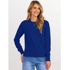 image:imageANRABESS Womens Long Sleeve Crew Neck Fall Lightweight Sweaters TopRoyal Blue
