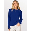 image:imageANRABESS Womens Long Sleeve Crew Neck Fall Lightweight Sweaters TopRoyal Blue