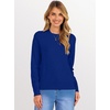 image:imageANRABESS Womens Long Sleeve Crew Neck Fall Lightweight Sweaters TopRoyal Blue