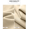 image:imageANRABESS Womens Long Sleeve Crewneck Sweatshirts Curved Hem ShirtsBeige