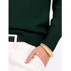 image:imageANRABESS Womens Long Sleeve Lightweight Wool Blend V Neck SweatersDark Green