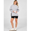 image:imageANRABESS Womens Oversized Hoodies Slit Side SweatshirtsGrey