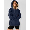 image:imageANRABESS Womens Oversized Hoodies Slit Side SweatshirtsNavy Blue