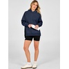 image:imageANRABESS Womens Oversized Hoodies Slit Side SweatshirtsNavy Blue