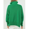 image:imageANRABESS Womens Oversized Quarter Zip Pullover SweatersGreen