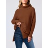 image:imageANRABESS Womens Turtleneck Oversized Sweaters Fall OutfitsAuburn