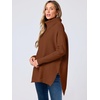image:imageANRABESS Womens Turtleneck Oversized Sweaters Fall OutfitsAuburn
