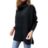 image:imageANRABESS Womens Turtleneck Oversized Sweaters Fall OutfitsBlack