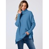 image:imageANRABESS Womens Turtleneck Oversized Sweaters Fall OutfitsBlue