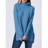 image:imageANRABESS Womens Turtleneck Oversized Sweaters Fall OutfitsBlue