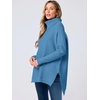 image:imageANRABESS Womens Turtleneck Oversized Sweaters Fall OutfitsBlue