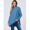image:imageANRABESS Womens Turtleneck Oversized Sweaters Fall OutfitsBlue