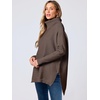 image:imageANRABESS Womens Turtleneck Oversized Sweaters Fall OutfitsChocola Coffee