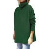 image:imageANRABESS Womens Turtleneck Oversized Sweaters Fall OutfitsDeep Green