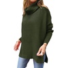 image:imageANRABESS Womens Turtleneck Oversized Sweaters Fall OutfitsForest