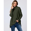 image:imageANRABESS Womens Turtleneck Oversized Sweaters Fall OutfitsForest