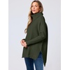 image:imageANRABESS Womens Turtleneck Oversized Sweaters Fall OutfitsForest