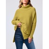 image:imageANRABESS Womens Turtleneck Oversized Sweaters Fall OutfitsGinger