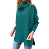 image:imageANRABESS Womens Turtleneck Oversized Sweaters Fall OutfitsGrass