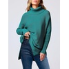 image:imageANRABESS Womens Turtleneck Oversized Sweaters Fall OutfitsGrass