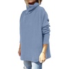 image:imageANRABESS Womens Turtleneck Oversized Sweaters Fall OutfitsGray Blue