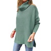 image:imageANRABESS Womens Turtleneck Oversized Sweaters Fall OutfitsGray Green