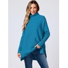 image:imageANRABESS Womens Turtleneck Oversized Sweaters Fall OutfitsLake